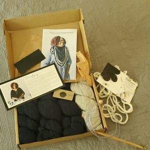 Crafters Box Tunisian Crochet Triangle Scarf Kit